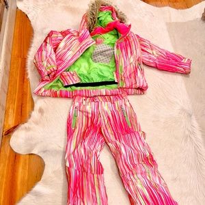 Spyder snow set girls